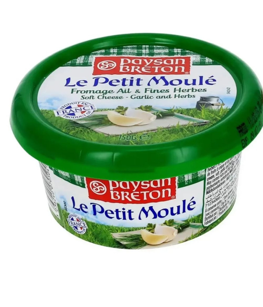 PETIT MOULE AIL & FINES HERBES PAYSAN BRETON 150G PETIT MOULE AIL & FINES HERBES PAYSAN BRETON 150G