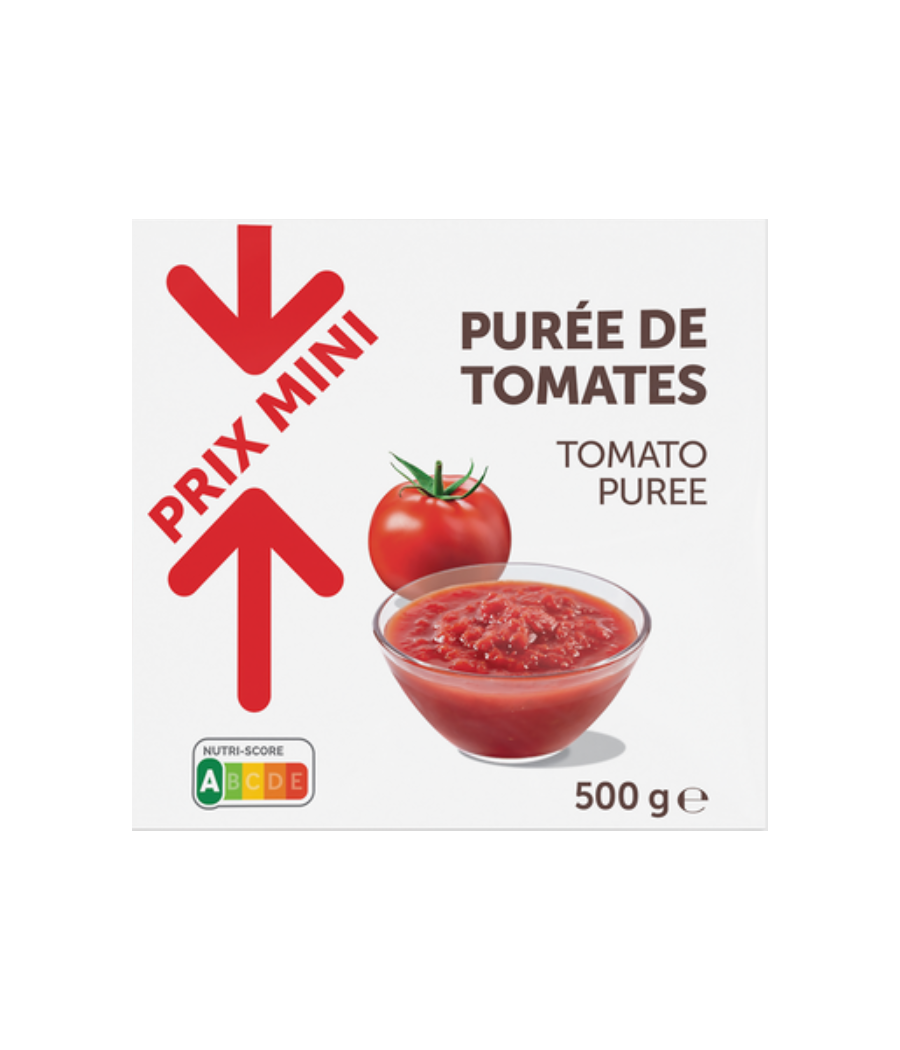 PUREE DE TOMATES 500G PUREE DE TOMATES 500G