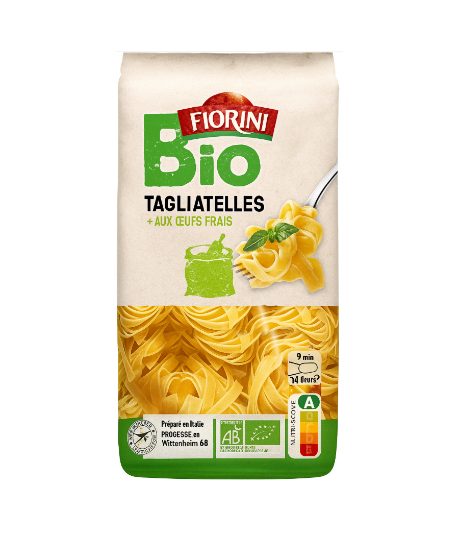 TAGLIATELLES BIO A L'ANCIENNE FIORINI 250G TAGLIATELLES BIO A L'ANCIENNE FIORINI 250G