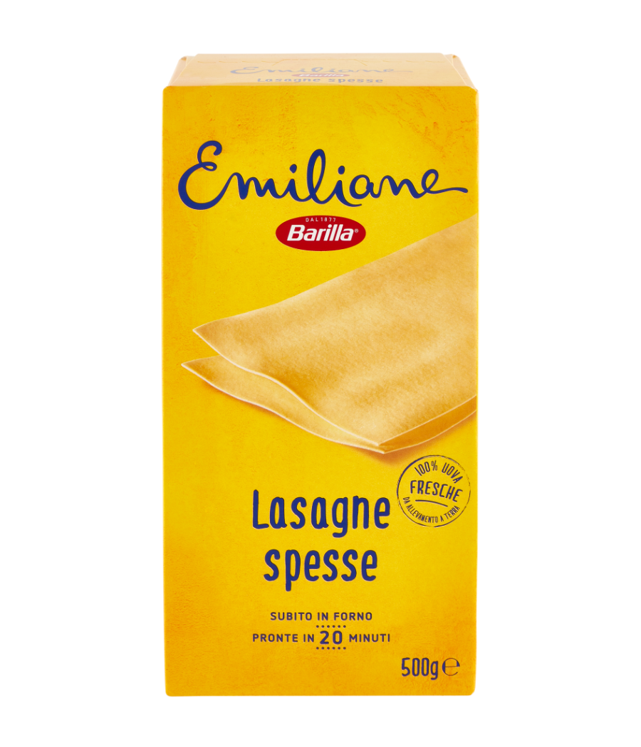 LASAGNE BARILLA EMILIANE 500G LASAGNE BARILLA EMILIANE 500G