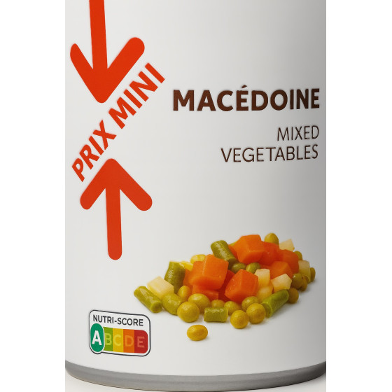 BOITE MACEDOINE MIXED PRIX MINI 130G