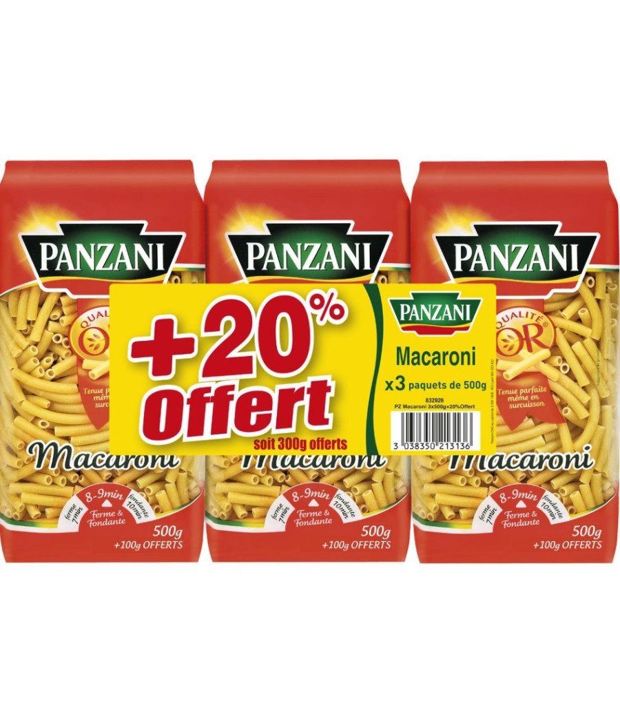 PANZANI MACARONI 500G PANZANI MACARONI 500G
