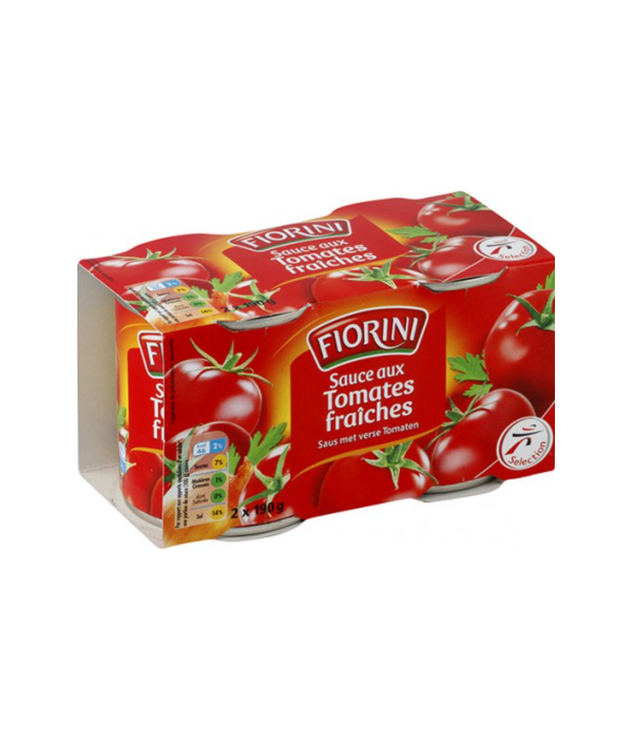 FIORINI SAUCE TOMATE  190GX2 FIORINI SAUCE TOMATE  190GX2