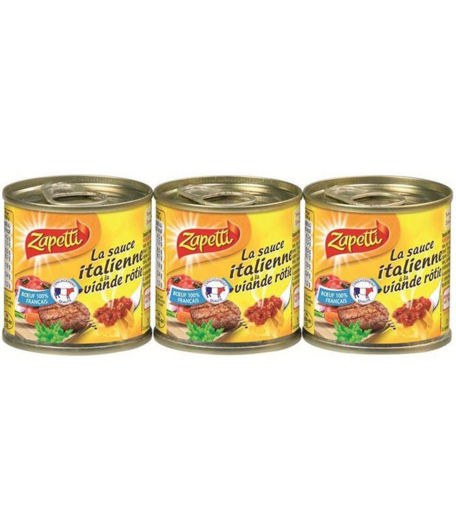 LA SAUCE ITALIENNE A LA VIANDE ROTIE (3 X 3021690017670) 3 X 95 G LA SAUCE ITALIENNE A LA VIANDE ROTIE (3 X 3021690017670) 3 X 95 G