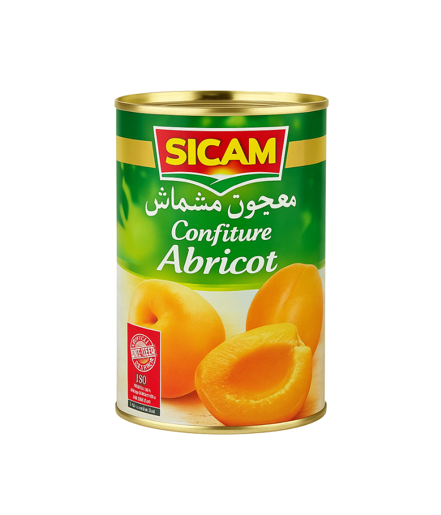 CONFITURE D’ABRICOT SICAM 470G CONFITURE D’ABRICOT SICAM 470G