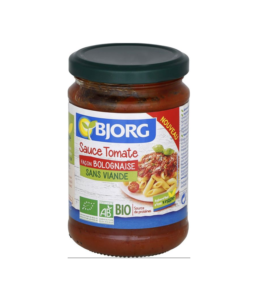 SAUCE TOMATE FACON BOLOGNAISE SANS VIANDE BIO 250G SAUCE TOMATE FACON BOLOGNAISE SANS VIANDE BIO 250G