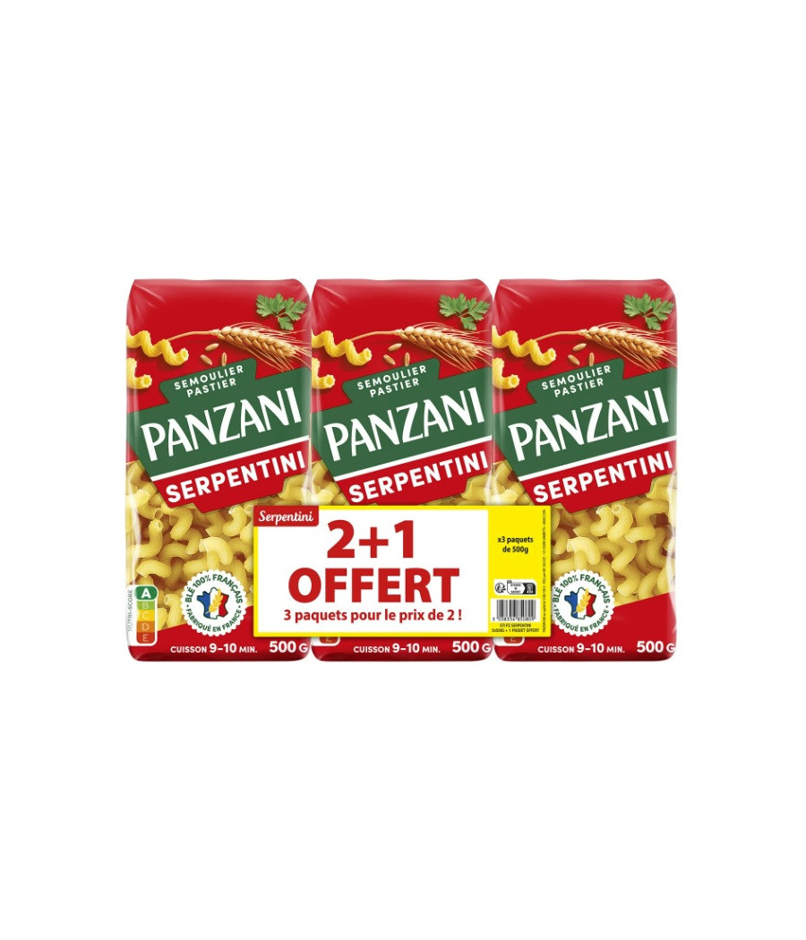 PATES SERPENTINI PANZANI 1500G PATES SERPENTINI PANZANI 1500G