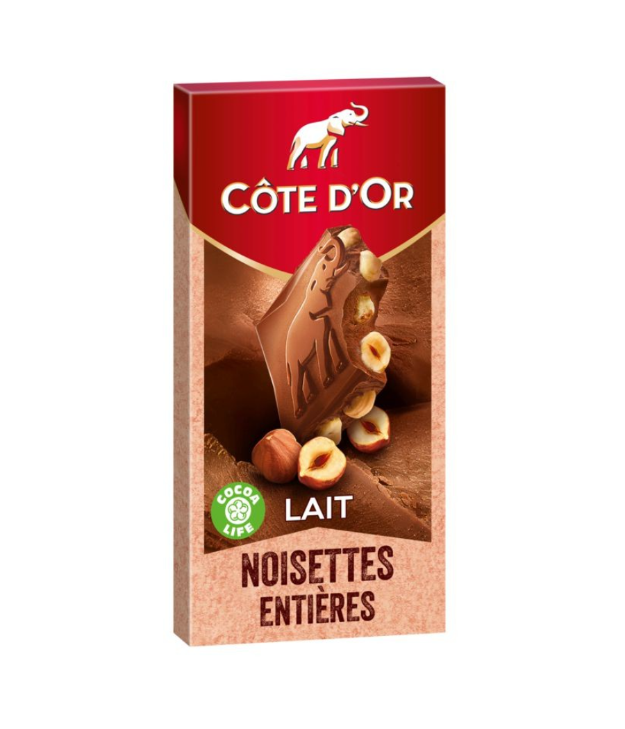 CHOCOLAT AU LAIT  NOISETTE COTE D OR 180G CHOCOLAT AU LAIT  NOISETTE COTE D OR 180G
