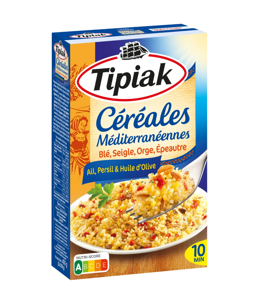 CEREALES MEDITERRANEENNES TIPIAK  400G CEREALES MEDITERRANEENNES TIPIAK  400G