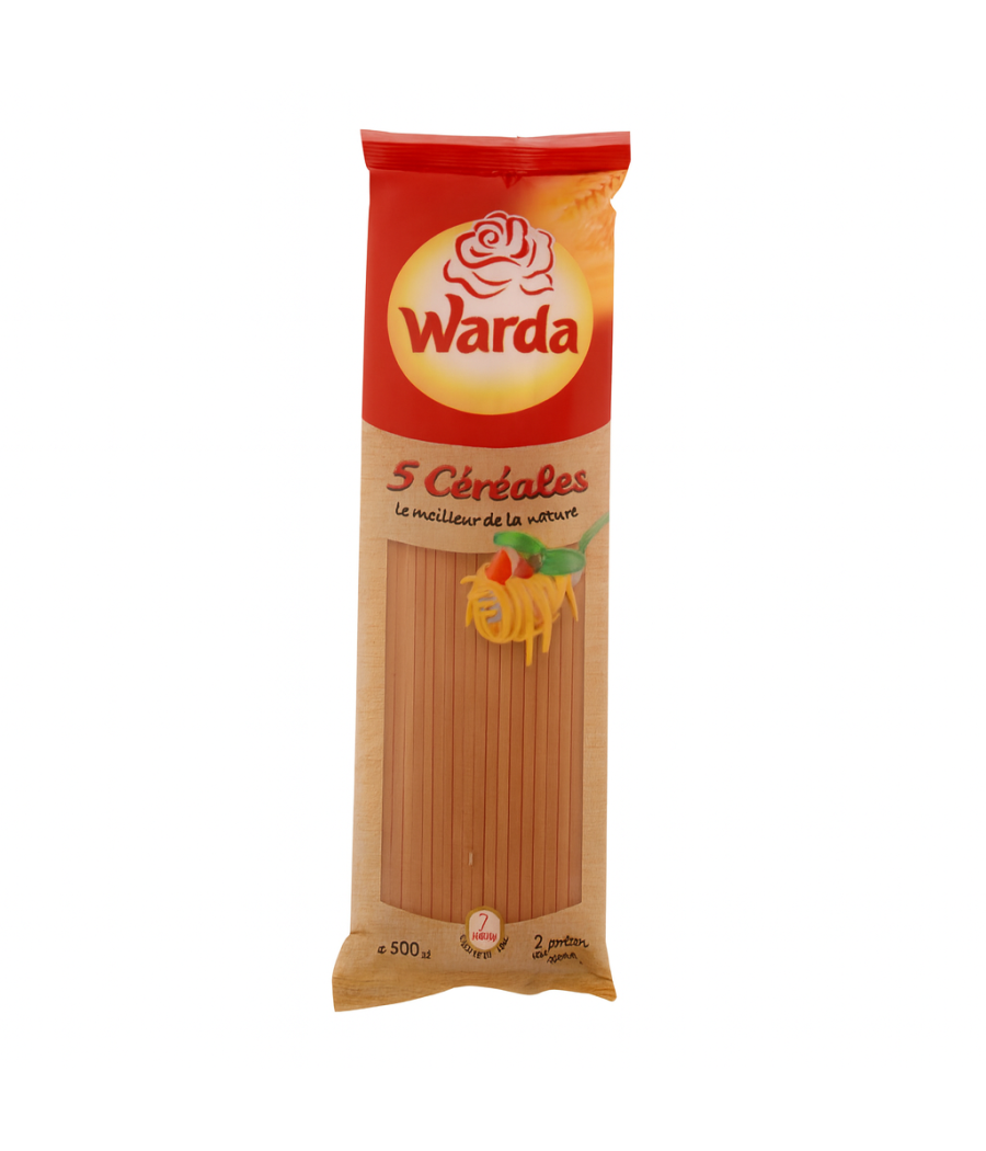 SPAGHETTI  5 CEREALES WARDA  500G SPAGHETTI  5 CEREALES WARDA  500G