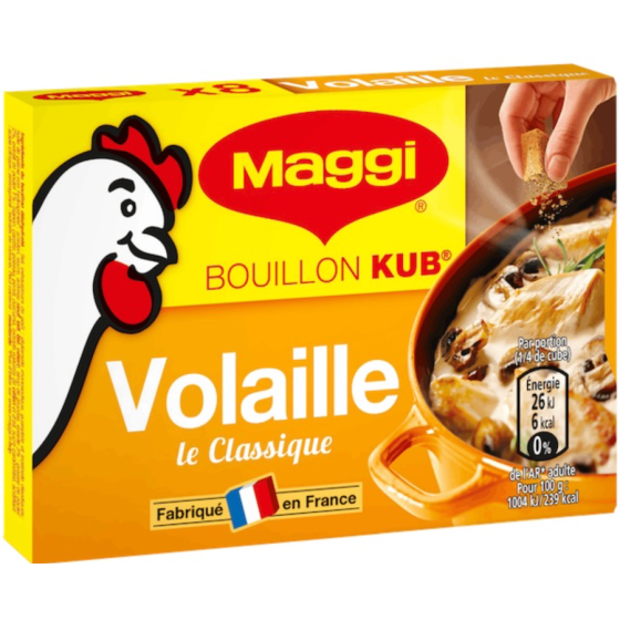 BOUILLON MAGGI KUB VOLAILLE 80G