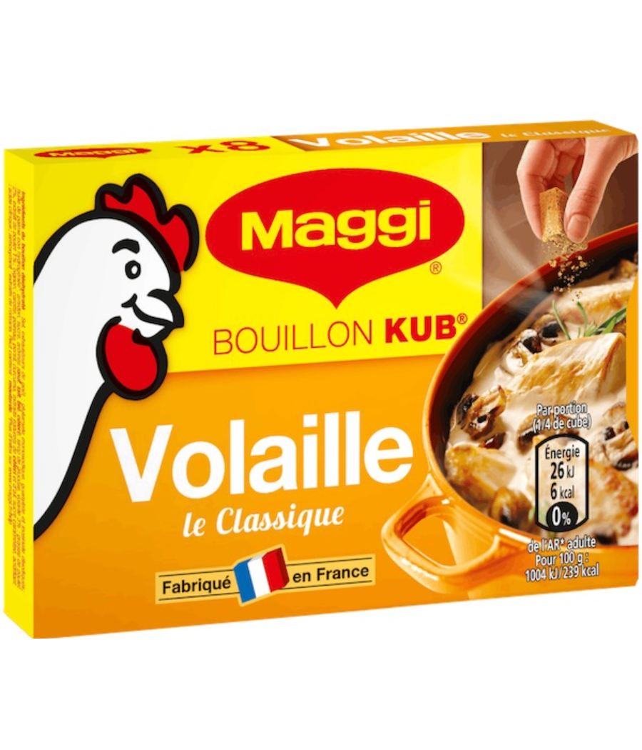 BOUILLON MAGGI KUB VOLAILLE 80G BOUILLON MAGGI KUB VOLAILLE 80G