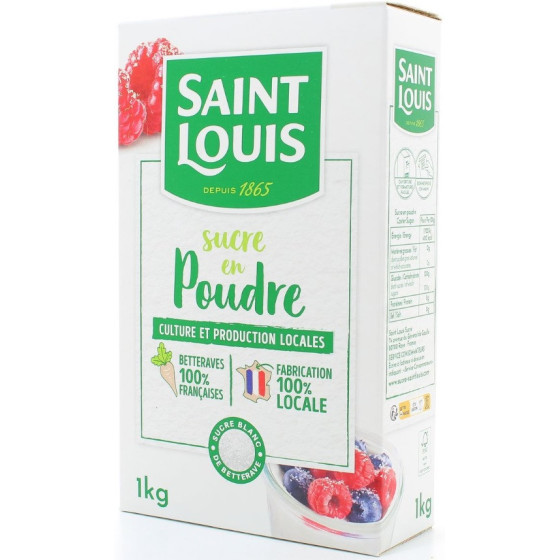 SUCRE EN POUDRE SAINT LOUIS 1KG