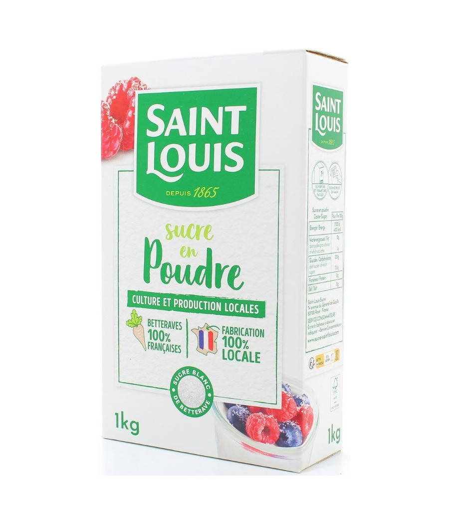SUCRE EN POUDRE SAINT LOUIS 1KG SUCRE EN POUDRE SAINT LOUIS 1KG