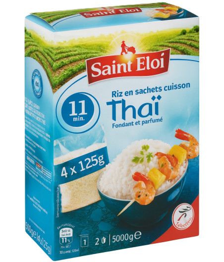 RIZ THAI EN SACHETS CUISSON SAINT ELOI 500G