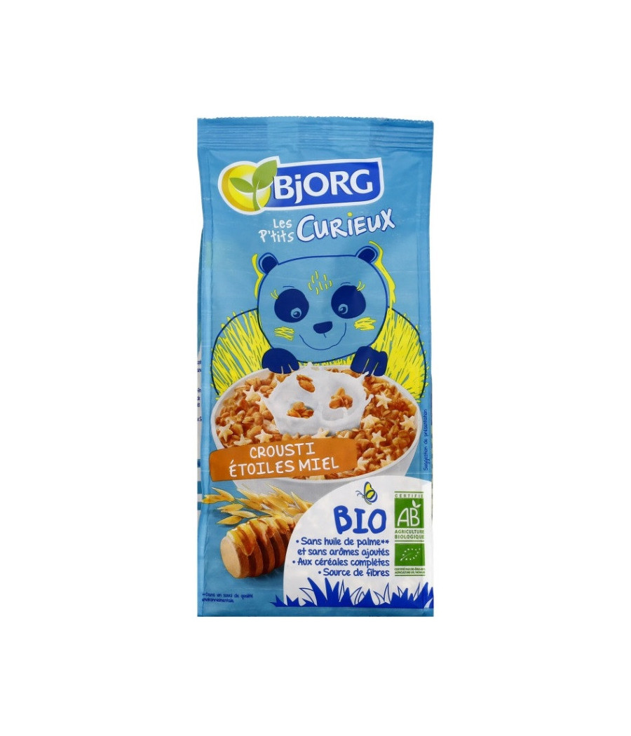 CROUSTI ETOILES MIEL BJORG 375G CROUSTI ETOILES MIEL BJORG 375G