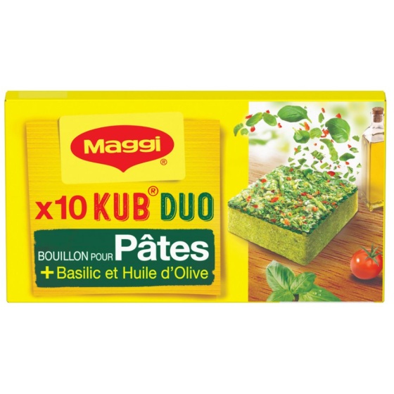 BOUILLON KUB DUO PATES BASILIC MAGGI  105G