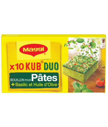 BOUILLON KUB DUO PATES BASILIC MAGGI  105G