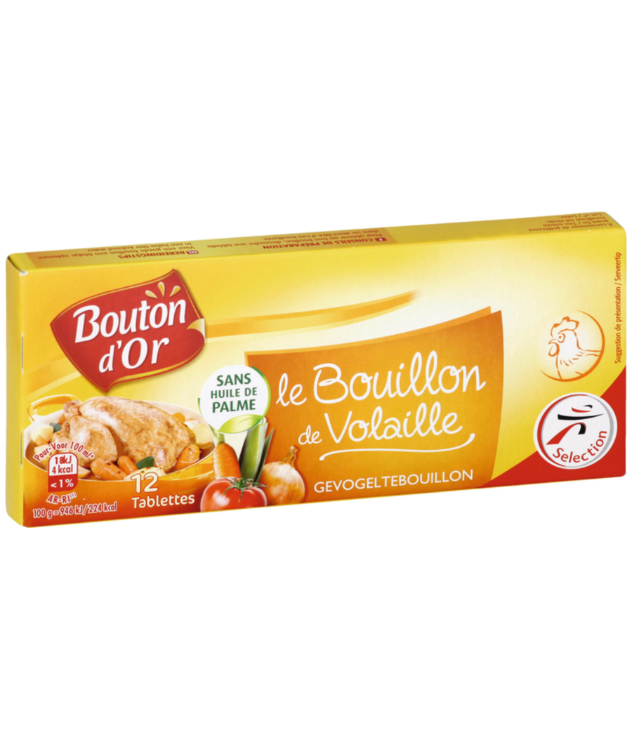 BOUILLON DE VOLAILLE BOUTON D'OR 120G BOUILLON DE VOLAILLE BOUTON D'OR 120G