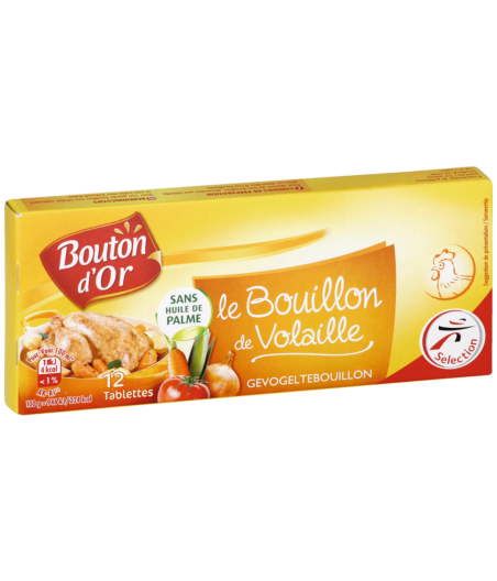 BOUILLON DE VOLAILLE BOUTON D'OR 120G