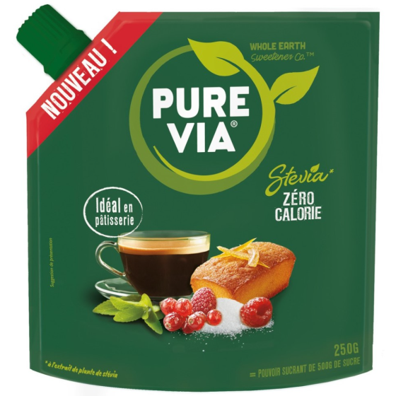 SUCRE PURE VIA POUDRE STEVIA 250G