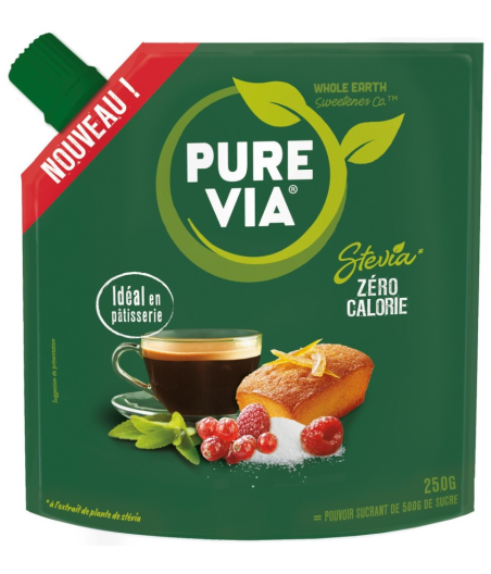 SUCRE PURE VIA POUDRE STEVIA 250G