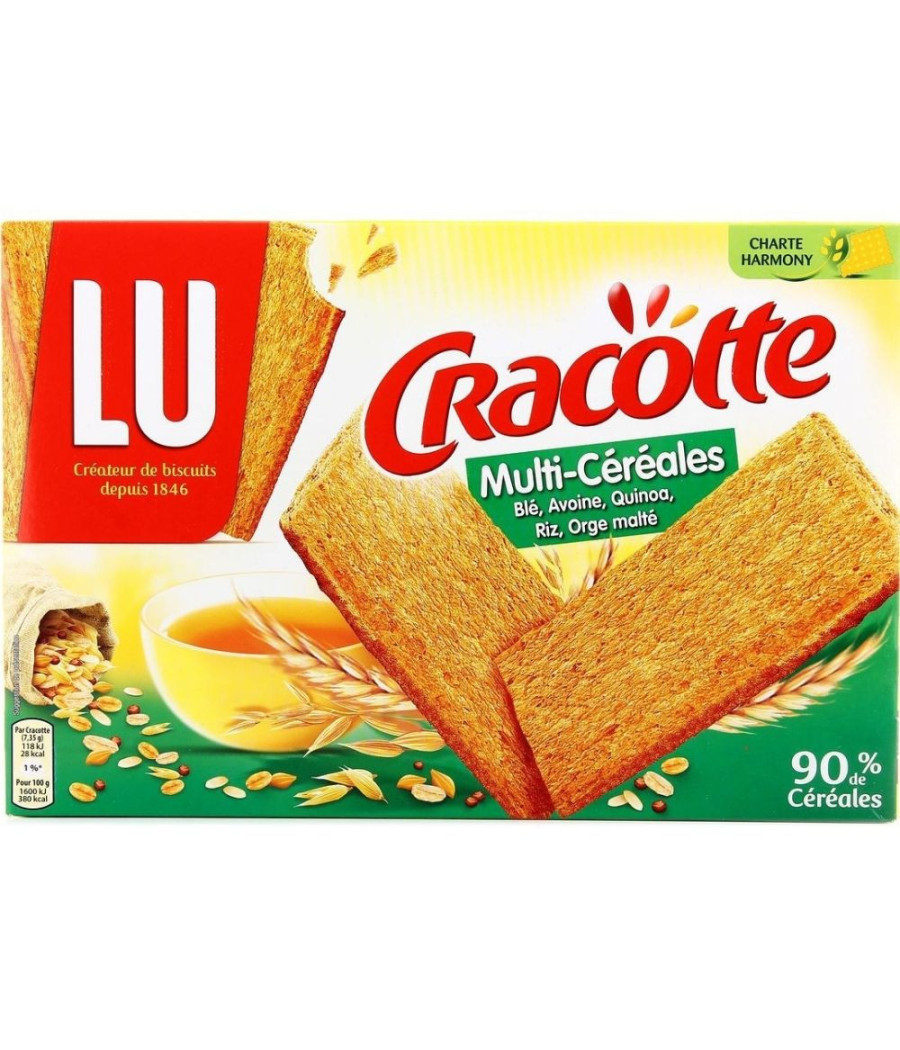 CRACOTTES MULTI-CEREALES LU 250G CRACOTTES MULTI-CEREALES LU 250G