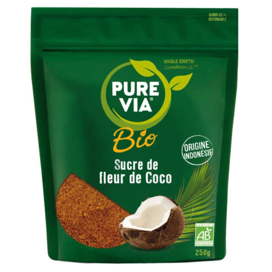 SUCRE PURE VIA DE FLEUR DE COCO 250G