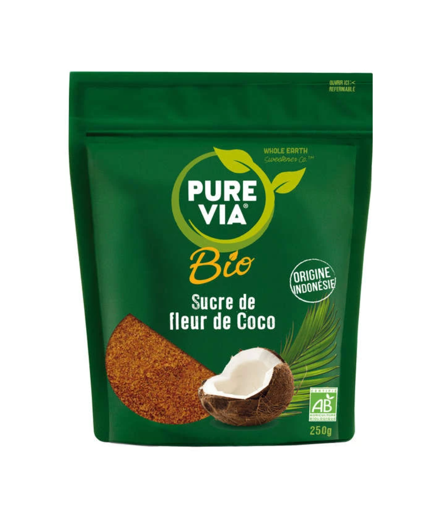 SUCRE PURE VIA DE FLEUR DE COCO 250G SUCRE PURE VIA DE FLEUR DE COCO 250G