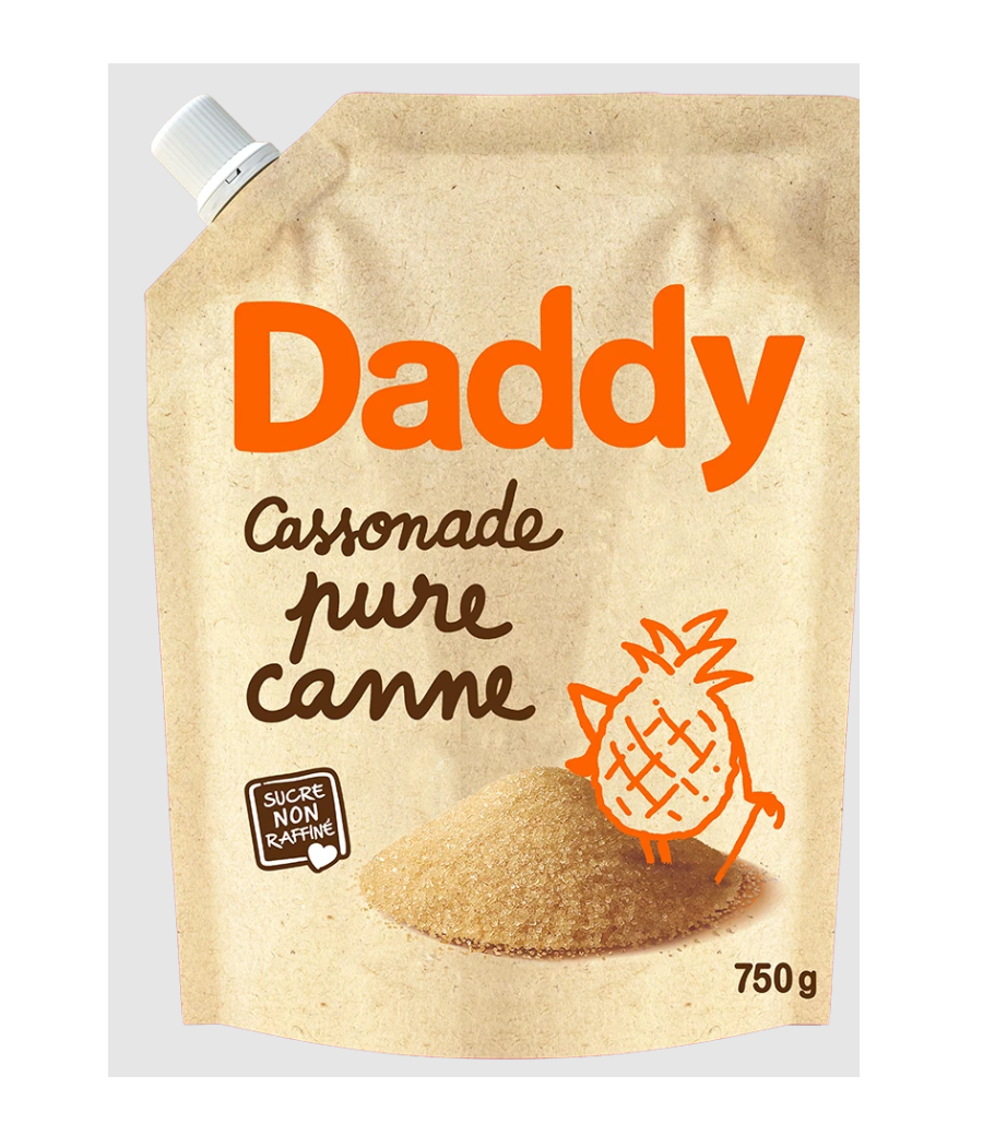 SUCRE DADDY CASSONADE PURE CANNE 750G SUCRE DADDY CASSONADE PURE CANNE 750G