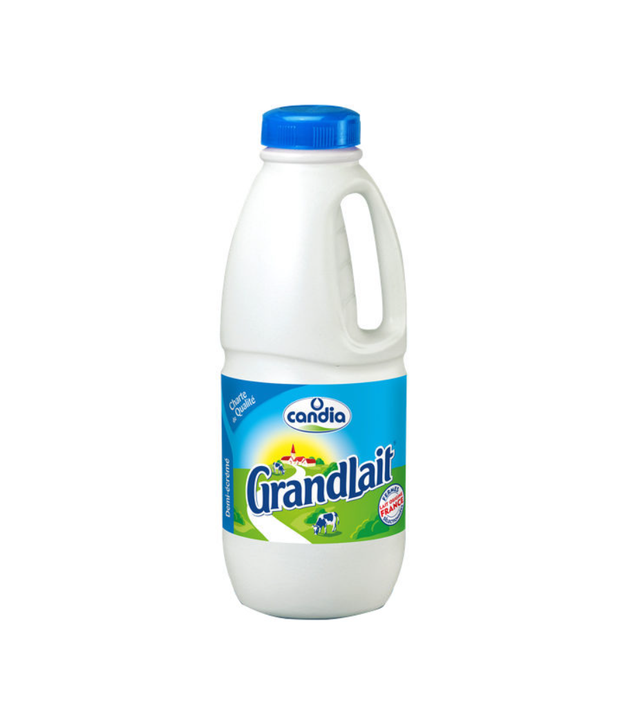 LAIT CANDIA DEMI ECREME 1L LAIT CANDIA DEMI ECREME 1L