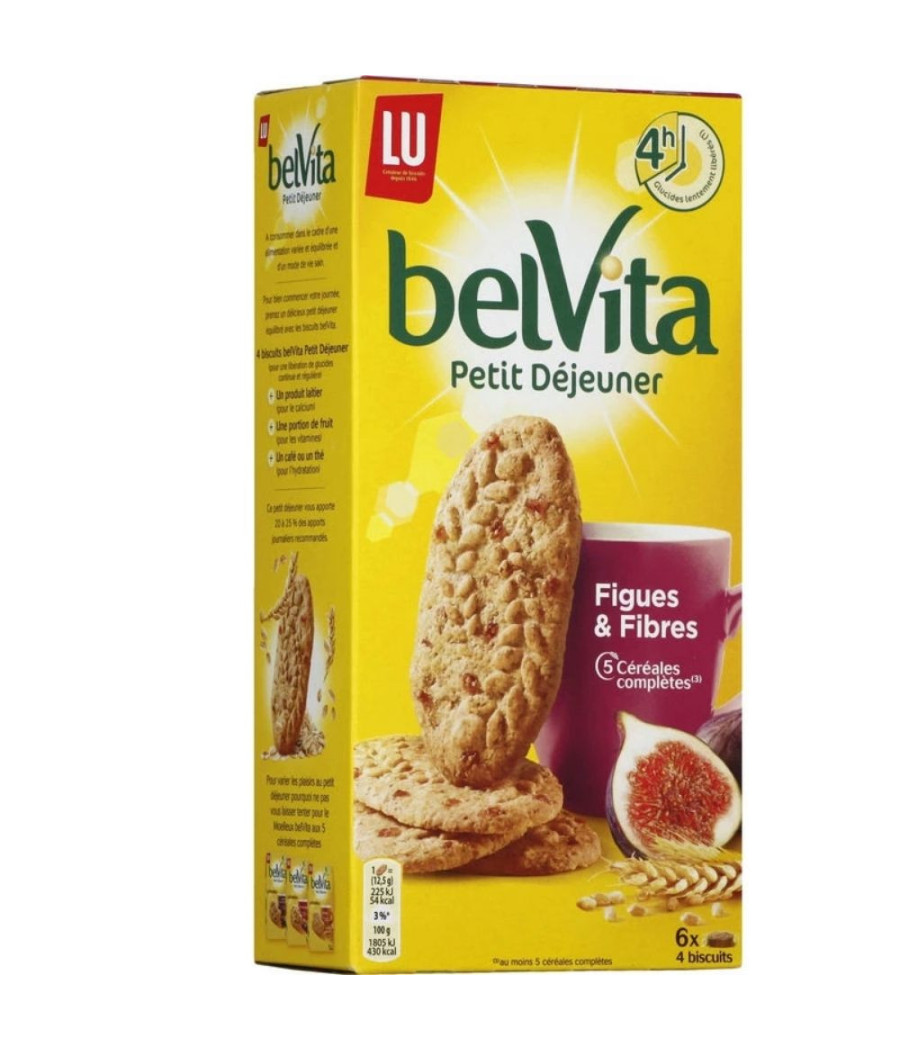 PETIT DEJEUNER FIGUES ET FIBRES BELVITA 300G PETIT DEJEUNER FIGUES ET FIBRES BELVITA 300G