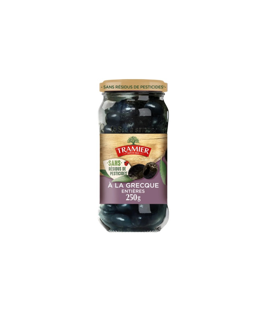 OLIVES A LA GRECQUE TRAMIER 250G OLIVES A LA GRECQUE TRAMIER 250G