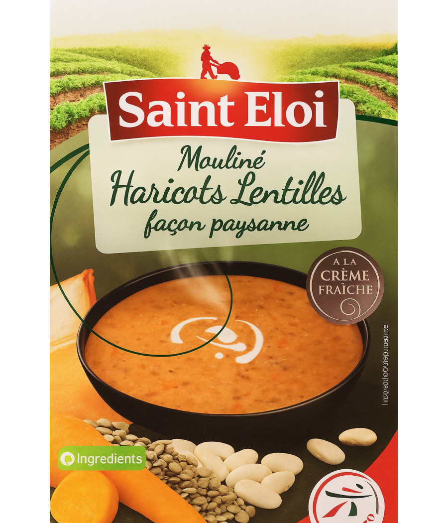MOULINE HARICOTS LENTILLES FACON PAYSANNE SAINT ELOI  1L MOULINE HARICOTS LENTILLES FACON PAYSANNE SAINT ELOI  1L