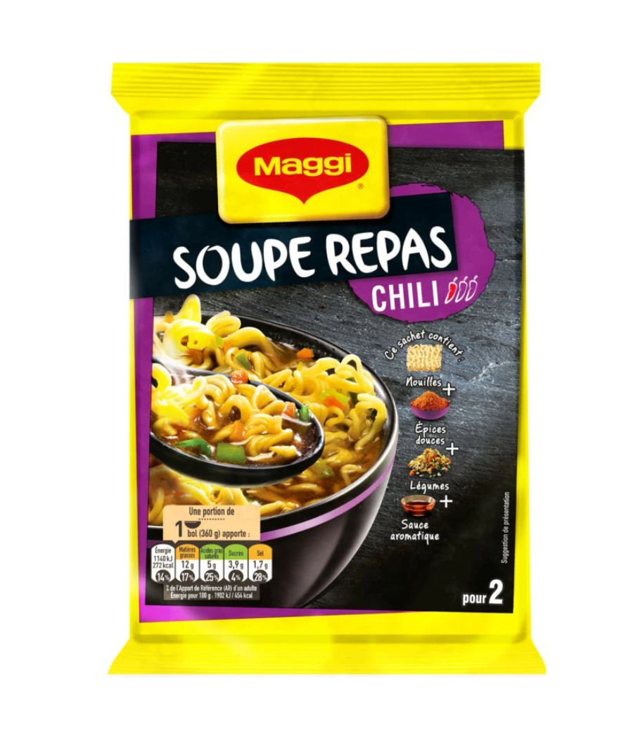 SOUPE REPAS  CHILI MAGGI 120G SOUPE REPAS  CHILI MAGGI 120G