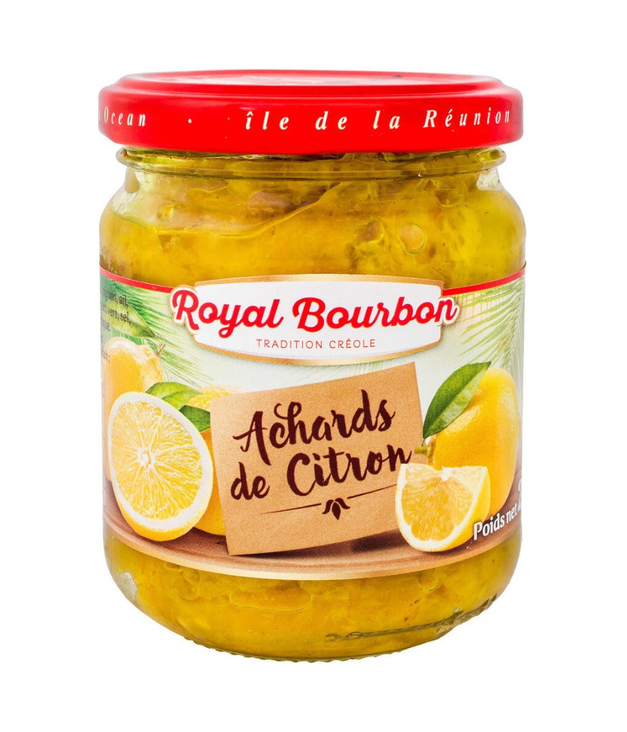 ACHARD CITRONS ROYAL BOURBON 200G ACHARD CITRONS ROYAL BOURBON 200G