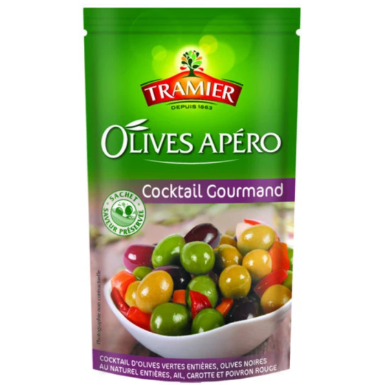 OLIVES TRAMIER  APERO - COCKTAIL GOURMAND 160G