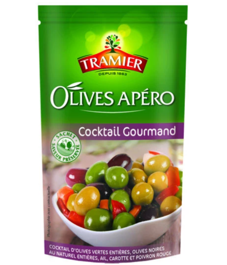OLIVES TRAMIER  APERO - COCKTAIL GOURMAND 160G