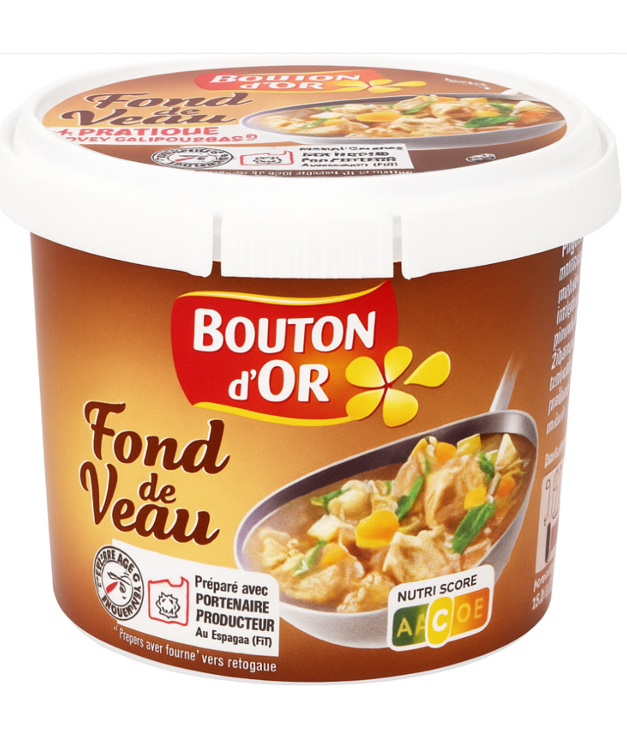 FOND DE VEAU BOUTON D'OR 110G FOND DE VEAU BOUTON D'OR 110G