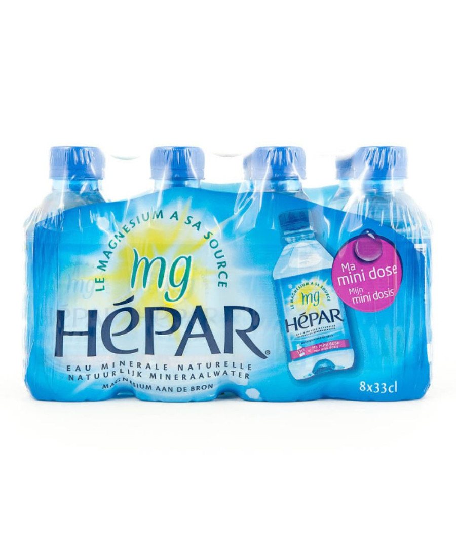 EAU DE SOURCE HEPAR MINI DOSE 8X33CL EAU DE SOURCE HEPAR MINI DOSE 8X33CL
