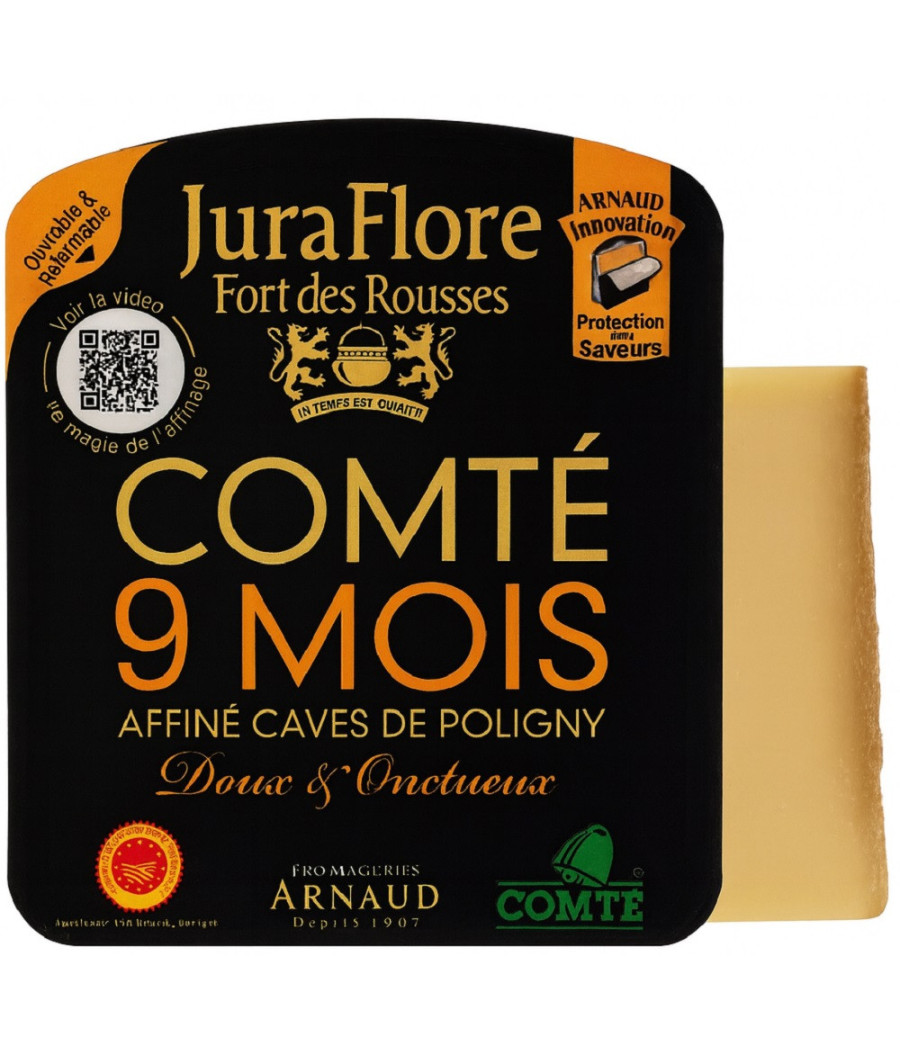 FROMAGE JURAFLORE FORT DES ROUSSES COMTÉ 9 MOIS 200G FROMAGE JURAFLORE FORT DES ROUSSES COMTÉ 9 MOIS 200G