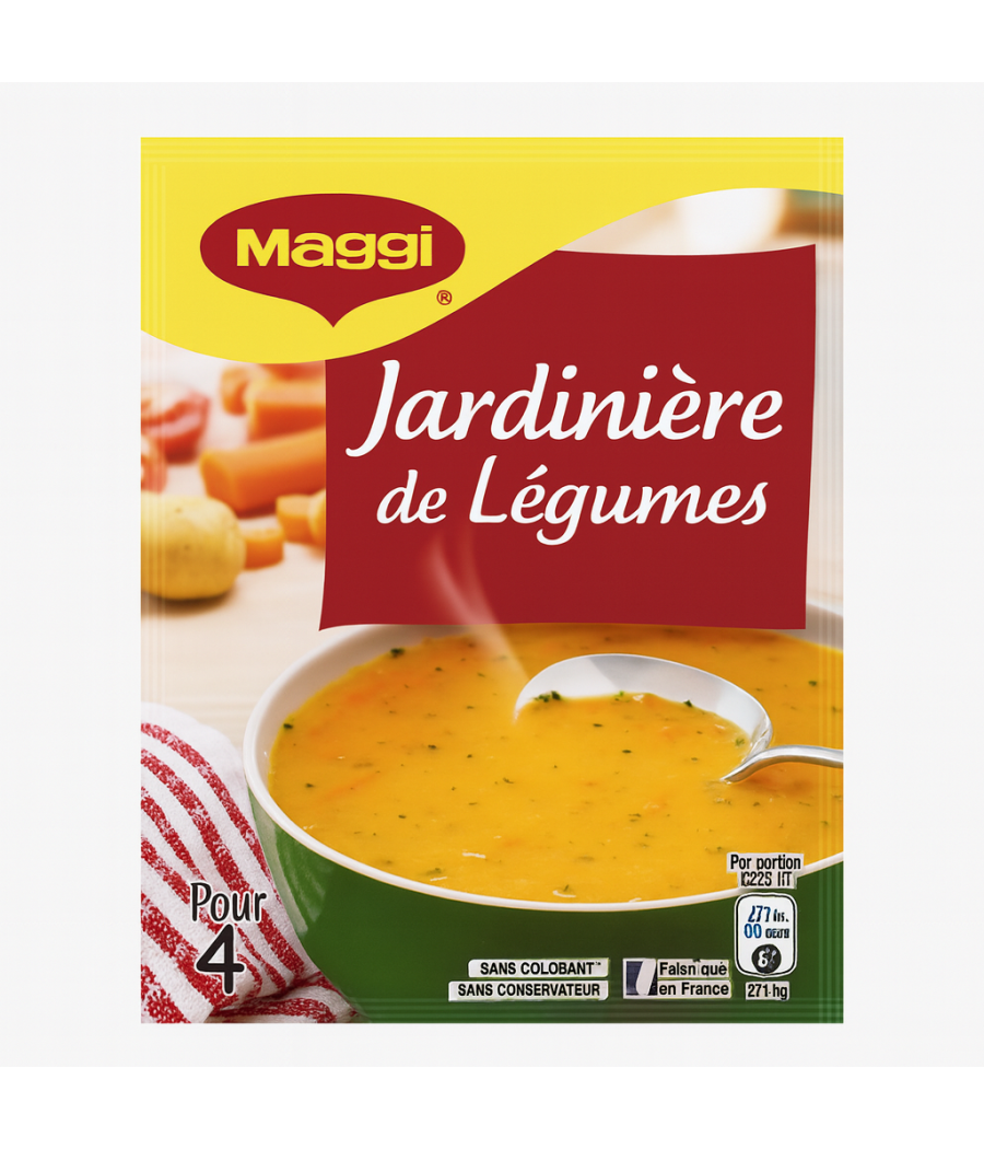 SOUPE JARDINIERE DE LEGUMES MAGGI 75G SOUPE JARDINIERE DE LEGUMES MAGGI 75G