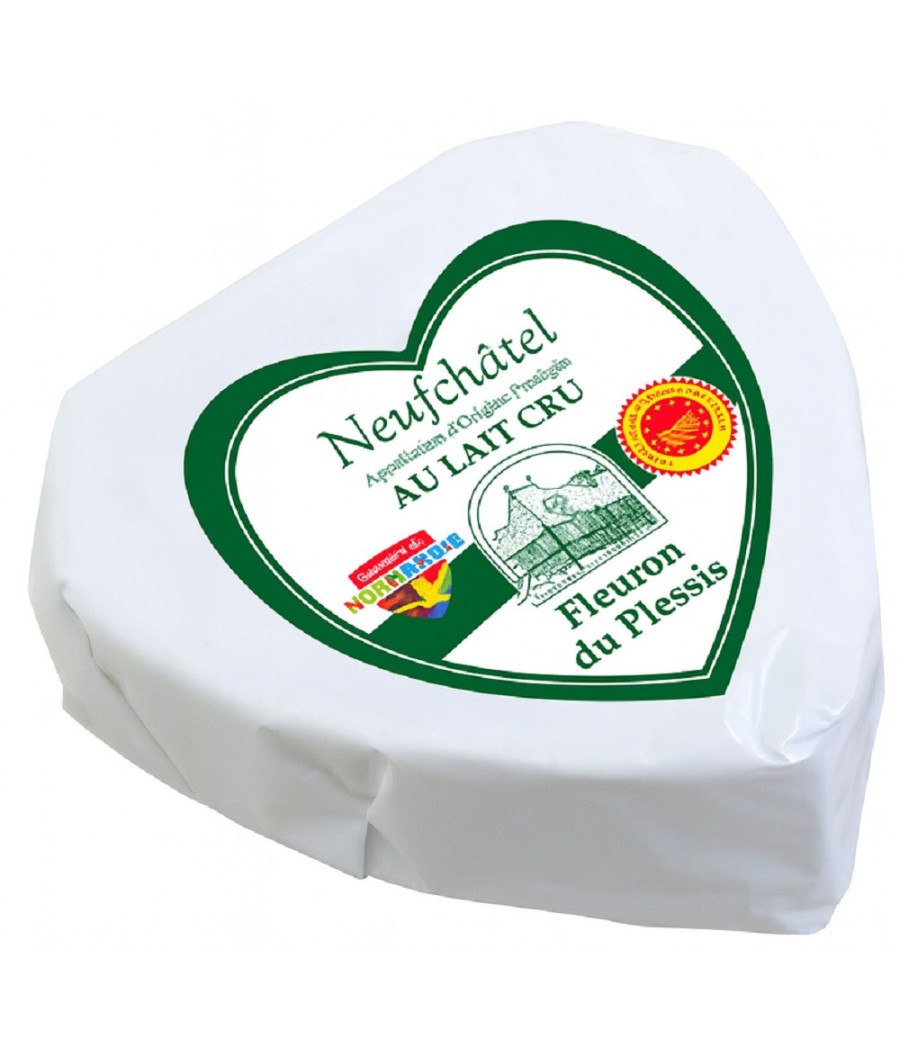 FROMAGE NEUFCHALET FLEURON DU PLESSIS AU LAIT CRU 200G FROMAGE NEUFCHALET FLEURON DU PLESSIS AU LAIT CRU 200G