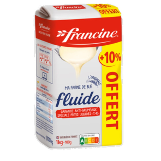 MA FARINE DE BLE FLUIDE (+10% OFFERT) 1.0 KG