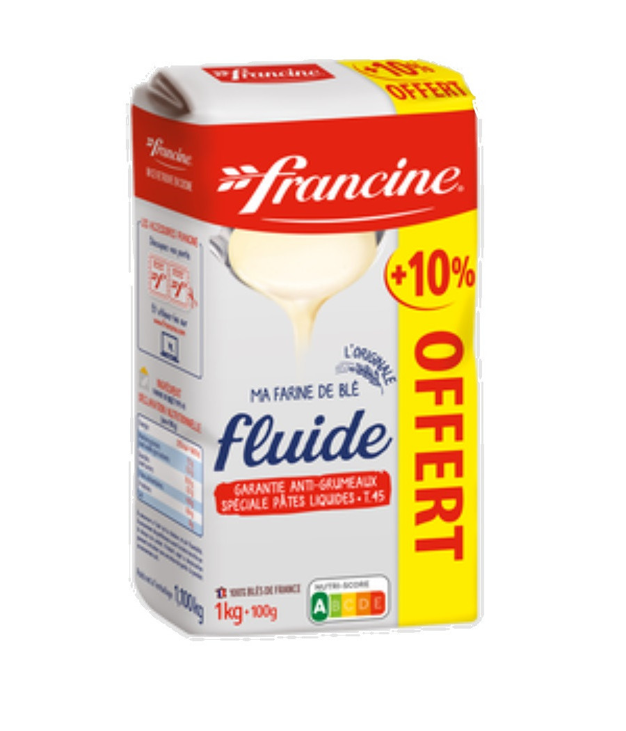 MA FARINE DE BLE FLUIDE (+10% OFFERT) 1.0 KG MA FARINE DE BLE FLUIDE (+10% OFFERT) 1.0 KG