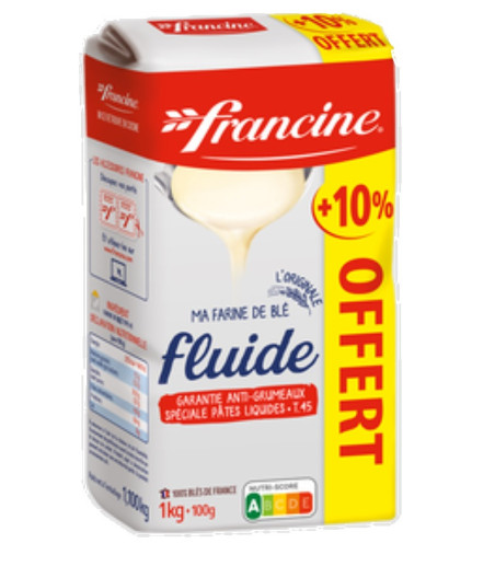 MA FARINE DE BLE FLUIDE (+10% OFFERT) 1.0 KG