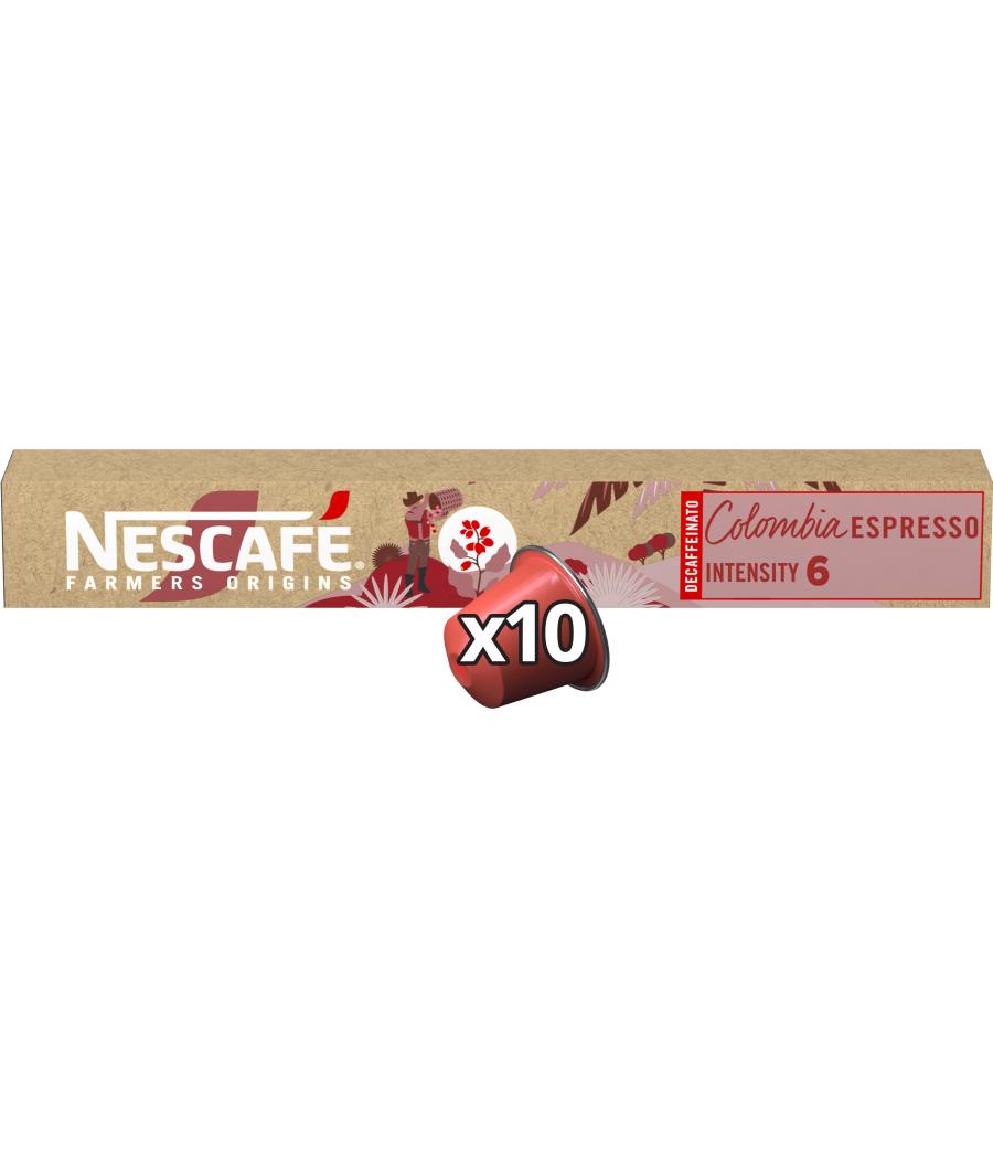 CAFE COLOMBIA DECAFEINE 10 CAPSULES NESCAFE FARMERS ORIGINS 53G CAFE COLOMBIA DECAFEINE 10 CAPSULES NESCAFE FARMERS ORIGINS 53G
