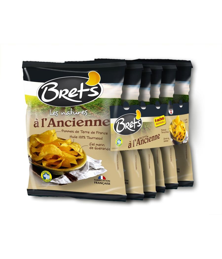 CHIPS LES NATURES A L'ANCIENNE BRETS 6X 25G CHIPS LES NATURES A L'ANCIENNE BRETS 6X 25G