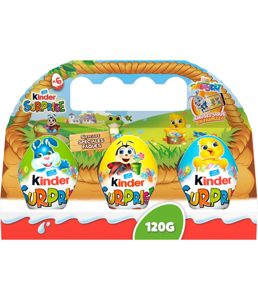 OEUFS KINDER SURPRISE X6 120G OEUFS KINDER SURPRISE X6 120G