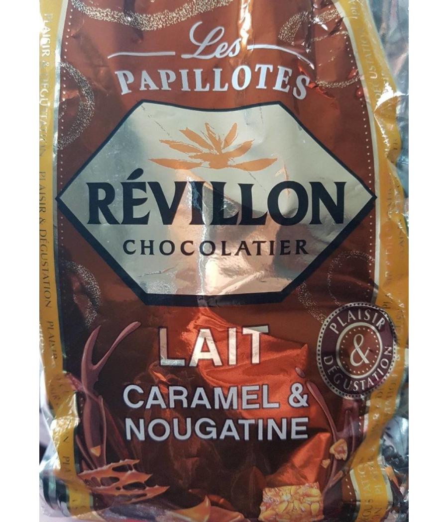 PAPILLOTES DE NOUGAT LAIT CARAMEL REVILLON CHOCOLATIER  405G PAPILLOTES DE NOUGAT LAIT CARAMEL REVILLON CHOCOLATIER  405G